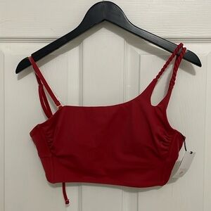 Shade & Shore women’s asymmetrical strappy bathing suit top